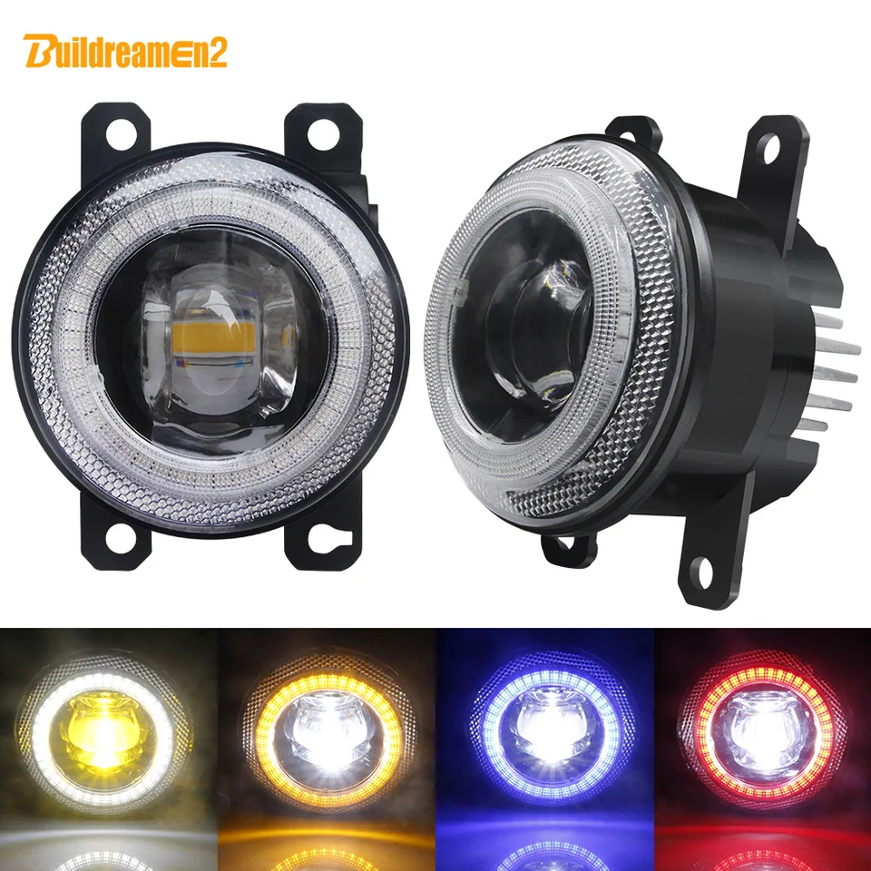 2 x Car Angel Eye Fog Light LED denná lampa pre Nissan Pathfinder Frontier Note Interstar Navara Xterra Leaf Elgrand