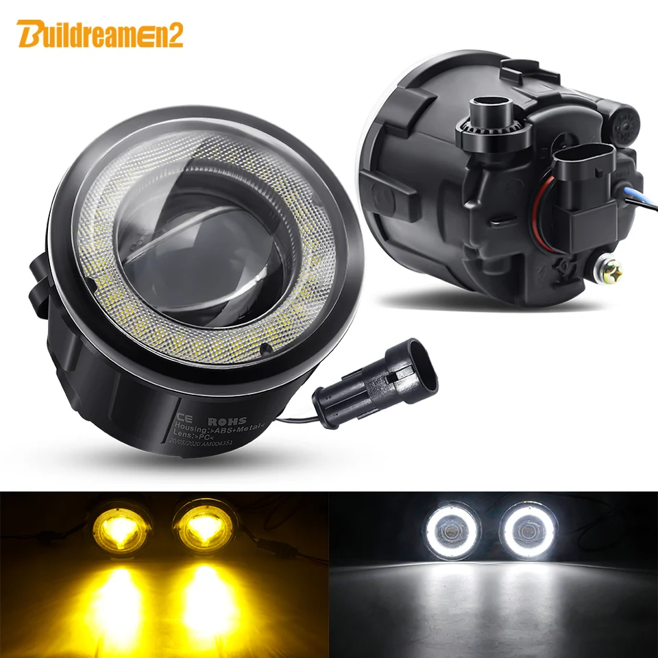 2 x Car Angel Eye Fog Light LED LED hmla hnacia žiarovka DRL pre Infiniti EX EX25 EX35 EX37 FX FX35 FX37 FX45 FX50 M M25 M56 M37