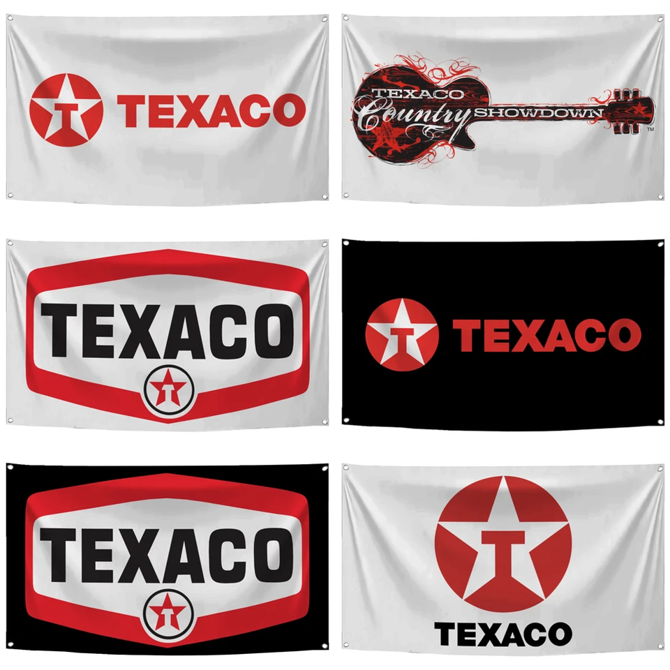 2 × 3 stôp 3 × 5 stôp Texacos Flag Polyester Digital Tlačené olejové tapisérie banner pre výzdobu