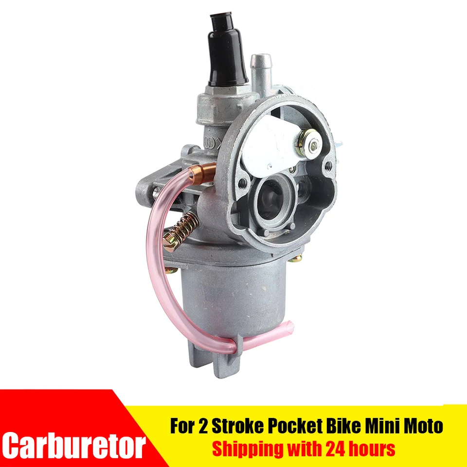 2 -ťahový vreckový bicykel 47cc 49 ccm Motor Carb Carburetor pre Mini Moto Quad ATV Dirt Bike Go Kart Buggy