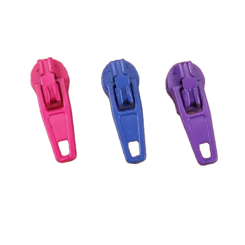 20-100 kus/šarža 3# Nylon Coil Zipper Sliders DIY zips sťahová hlava Automatické loptu pre šitie krajčírske náradie farebné 25 farieb