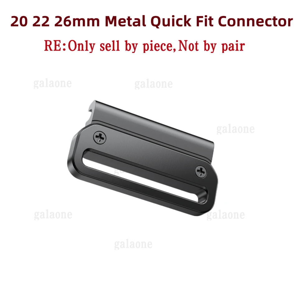 20 22 26 mm garmin kovový adaptér pre rýchle uvoľnenie pre FENIX5S 5 5XPLUS 6S 6 6XPRO 7 7x Easy Fit SPNICK STRAP Instinct2 2S Connector