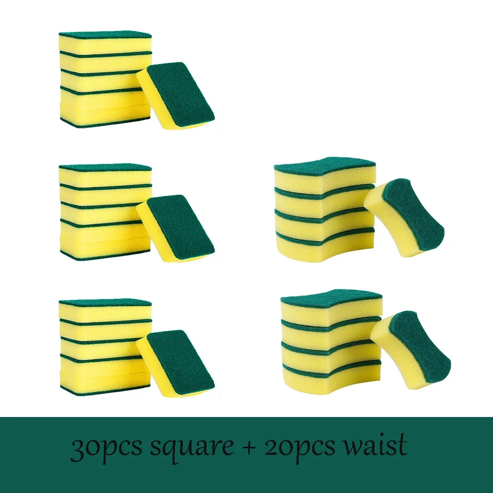 20/30/50 PCS Washing Washing Sponge Kitchen Nano Emery Magic Cleaning Clean Clean bez toho, aby zanechal stopy a ublížil ručný kefový set