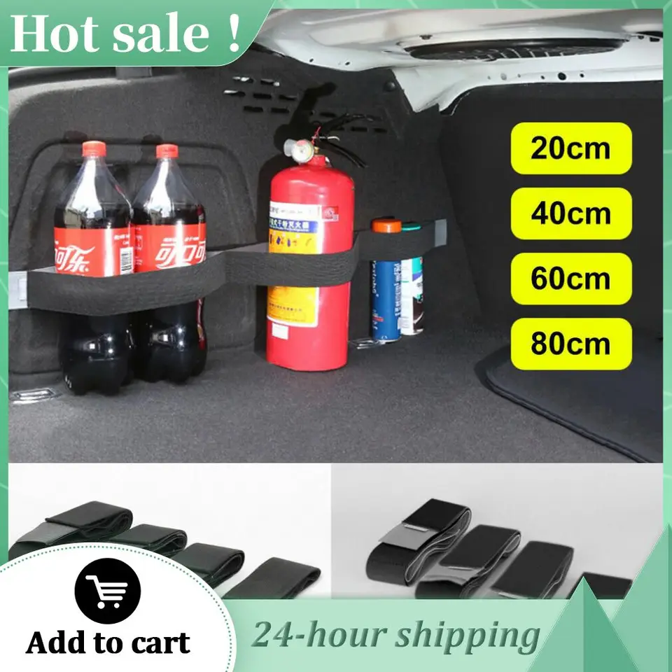 20/40/60/80 cm auta Automobilca Organizátor Elastický remienok Upevňovací remeň Storage Bag Automatické interiérové ​​ukladanie Príspevky v štýle vozidla v štýle vozidla