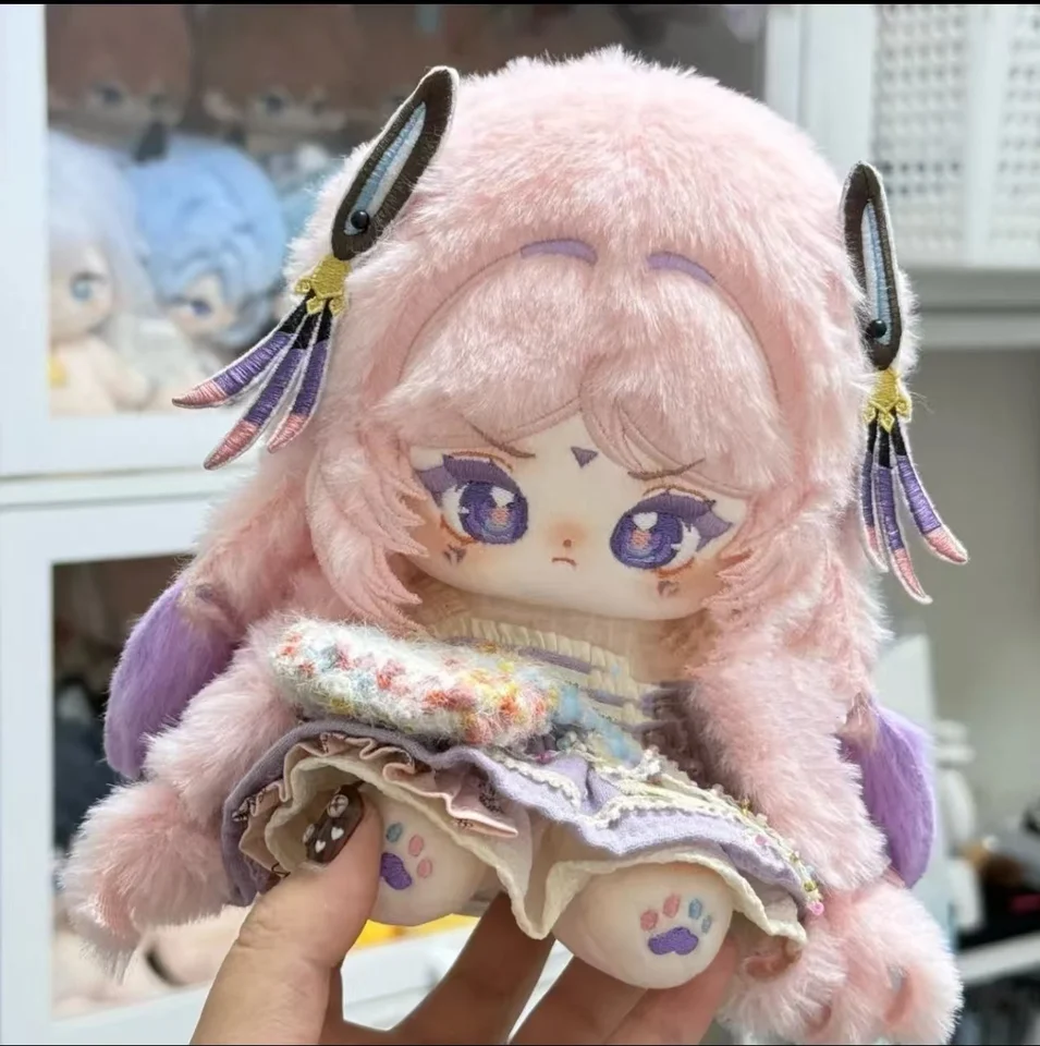 20 cm anime peluche genshin dopad citlali cosplay šaty na bavlnené bábiky plyšové roztomilé bábiky hračky dievčatá chlapci bábiky