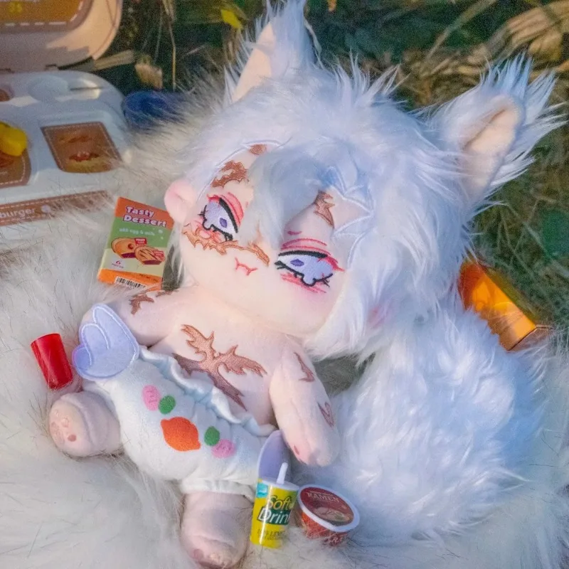 20 cm Anime rola shinazugawa sanemi kawaii cosplay mäkké plyšové bábiky uši teleso tela s bavlnenými plyšovými figúrkami fanúšikov