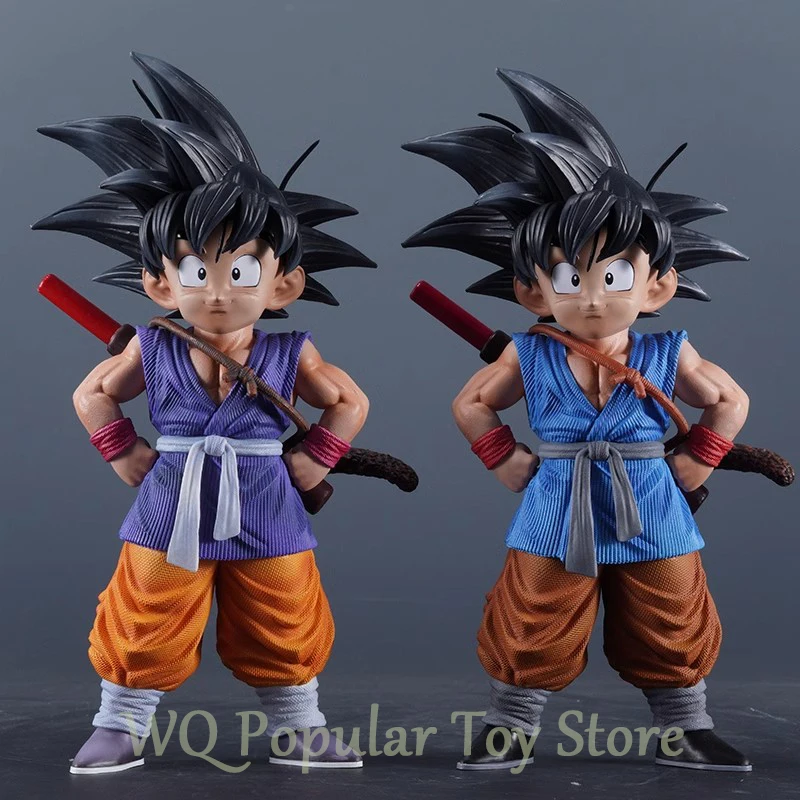 20 cm Dragon Ball Anime postava GT Goku Figures Kid Goku vo fialovej modrej sotre zberateľná modelka Doll Duzd Duzdia vianočná hračka