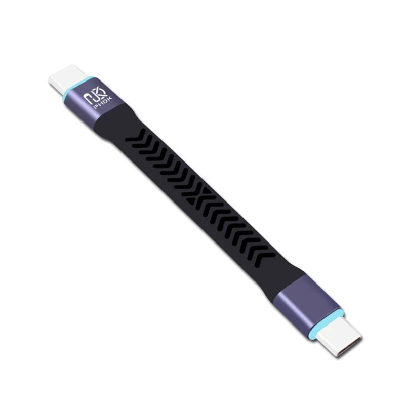 20 GBPS USB 3.2 Kábel typu C Rýchle nabíjanie USB C na USBC kábel vysokej rýchlosti Typec Dátové riadky krátke riadky 10 cm