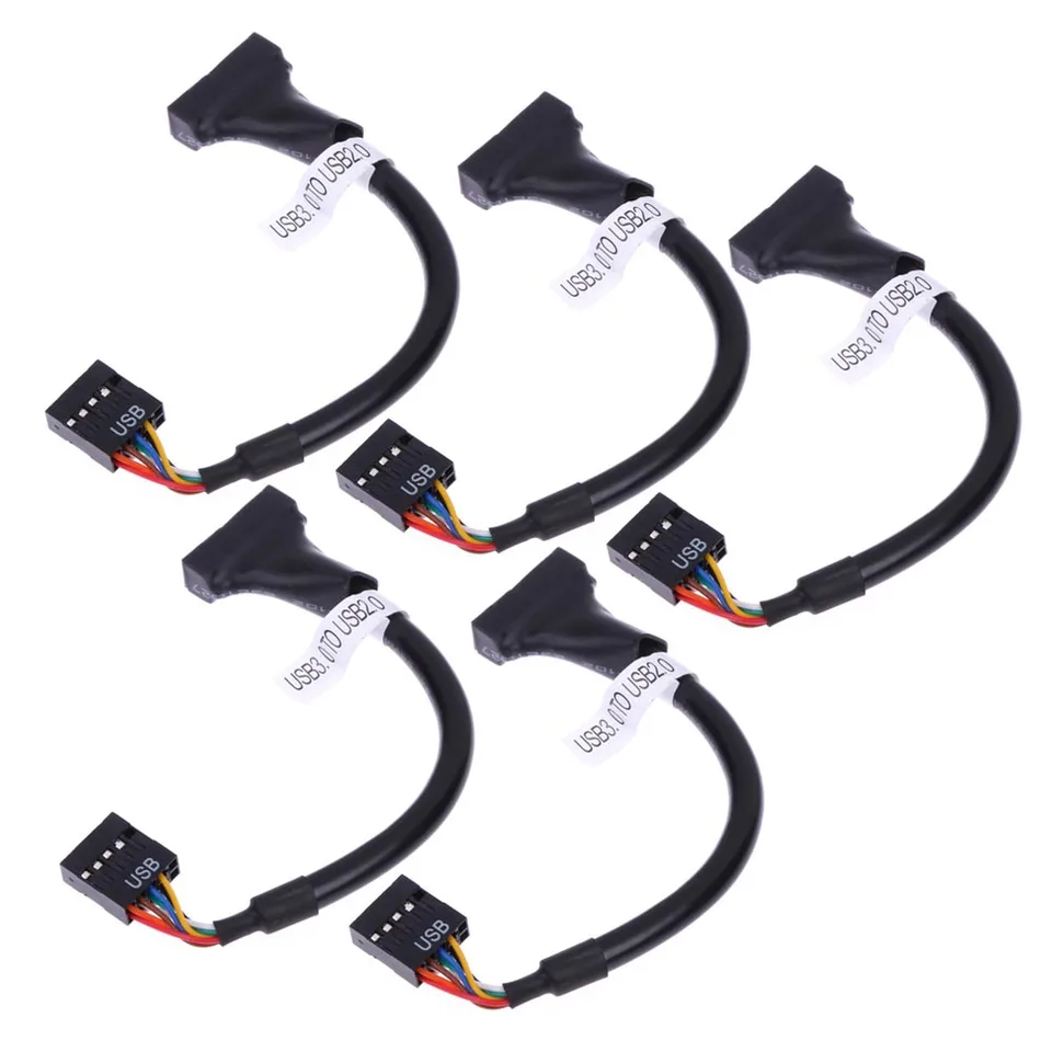 20 -kolíkový konektor pre USB Muž do 2,0 9 PIN SMEZPEČNÝ ADAPTITER Adaptér káblový drôt pre konvertor pre nástroje pripojené k mikrofónom