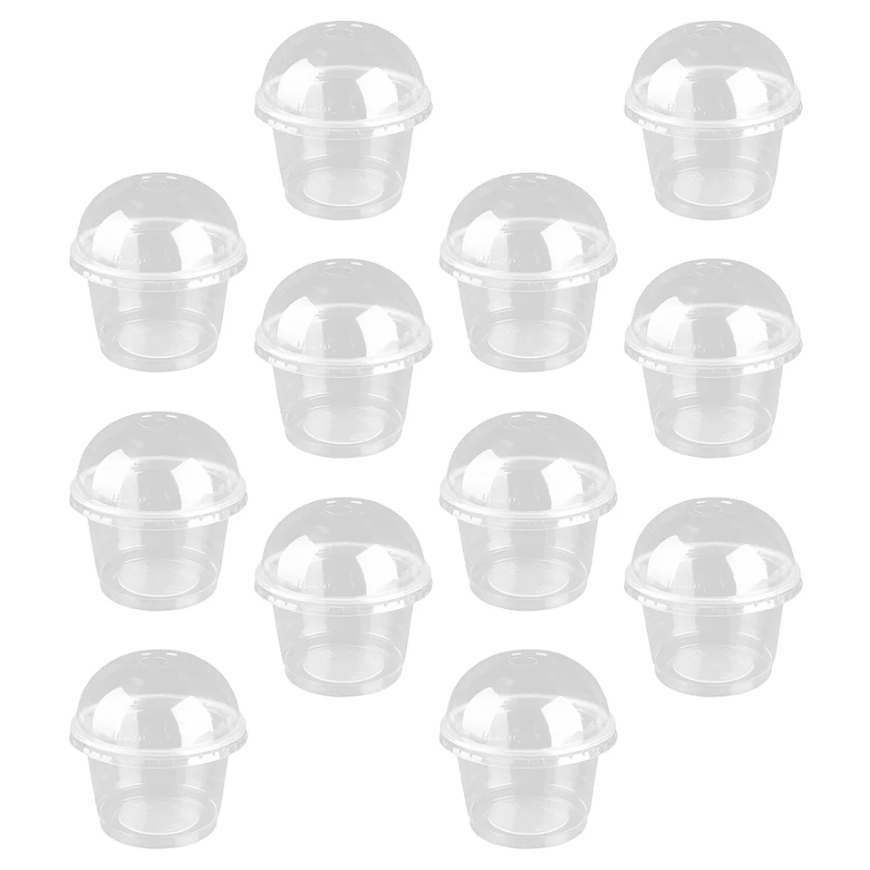 20 ks jednorazový dezert pohár želé Mousse Cups Paper Creative Puding Plastové nádoby na potraviny