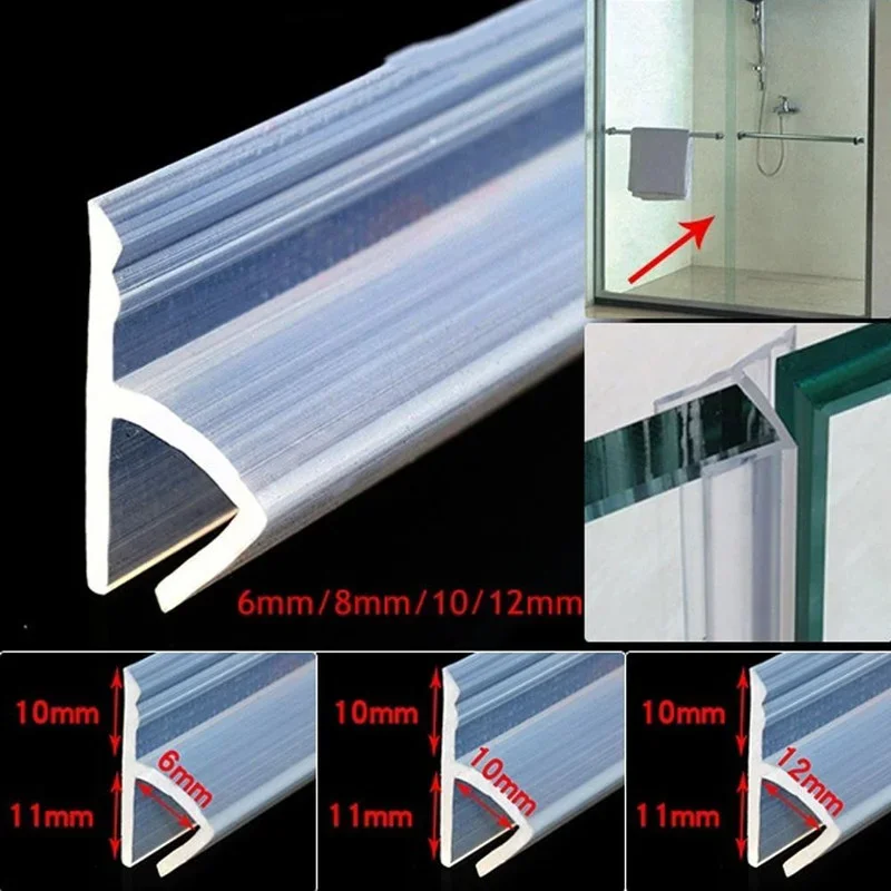 20 m H Tvarový sklenený tesniaci pás 6/8/10/12 mm silikónové sprchové sprchy počasie Draft Office Office Balkón Balkón Dvere okenné tesniace prúžky