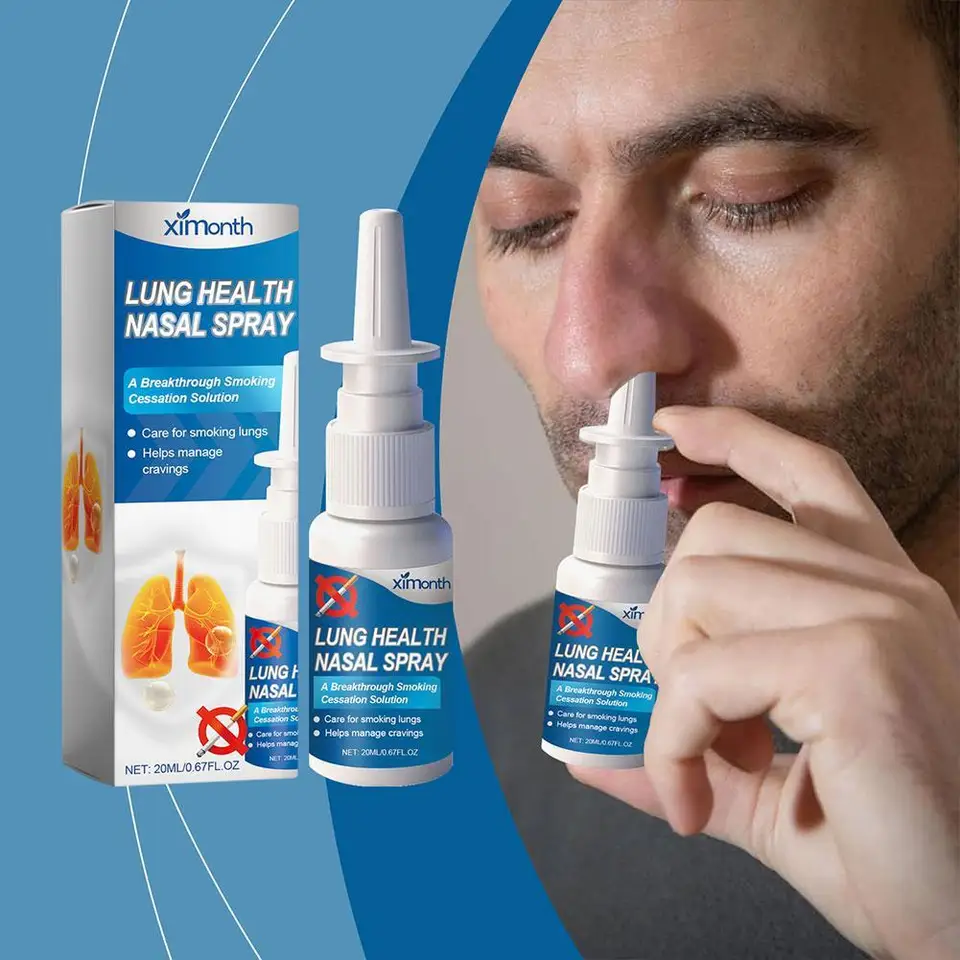20 ml pľúcne detoxikačné bylinné čistenie sprej fajčenia nosa čistenie bylinné organické zvlhčovanie číre uviaznutie hrdla W5D8