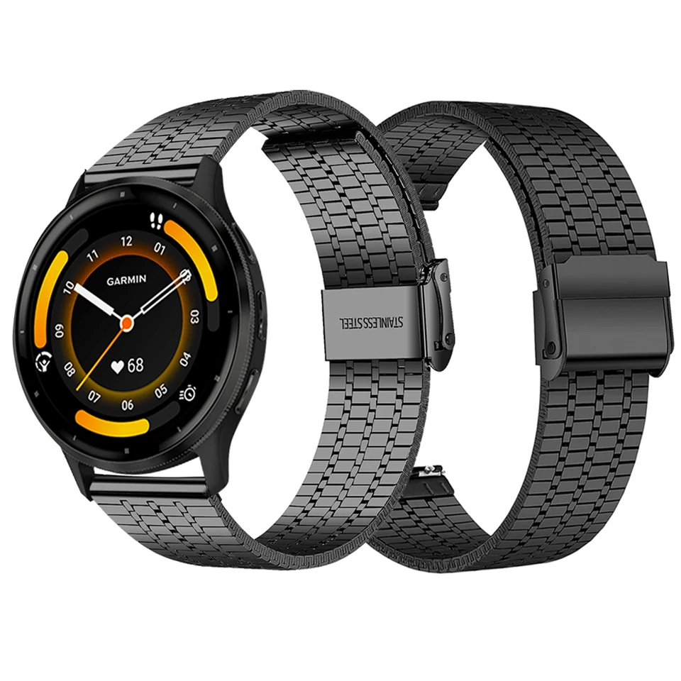 20 mm 22 mm Milan Grid Remes kovové popruhy pre Garmin Venu 3 Band Forerunner 265 255 245 Hudba VivoActive 4 Venu Sq 2 Plus náramok