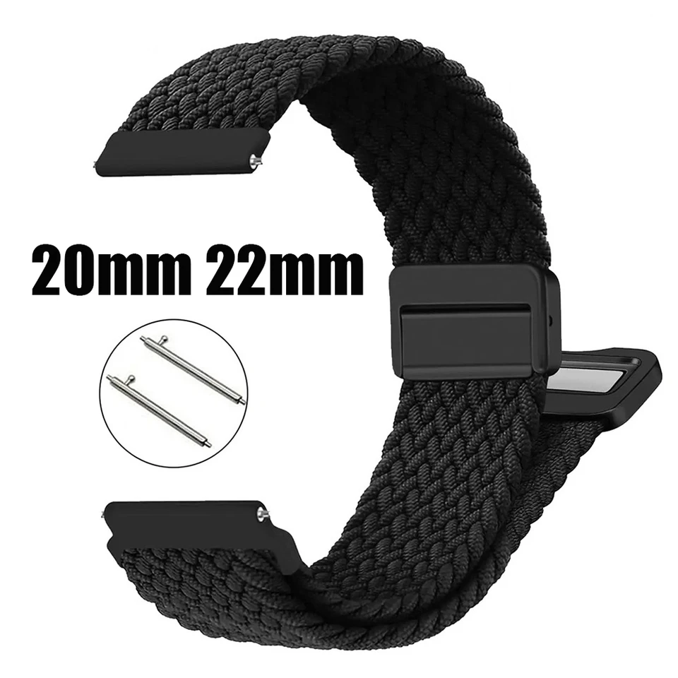 20 mm 22 mm popruhy pre Samsung Galaxy Watch 4/5/6/6/6 Classic/5 Pro/Gear S3 44 mm 40 mm pletená náramok Correa Huawei GT2 3 4 pásmo