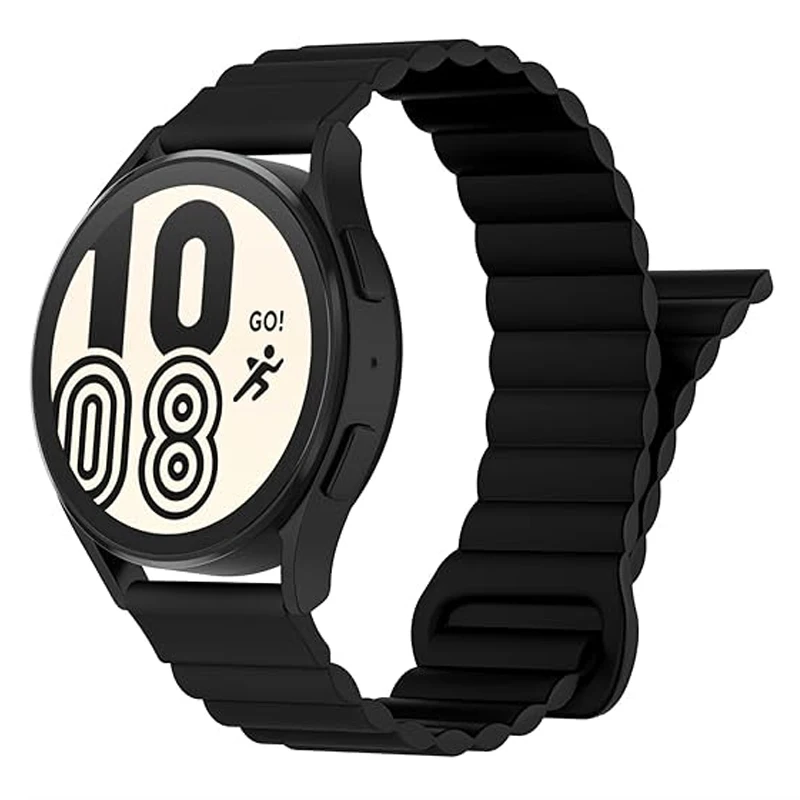 20 mm 22 mm pás pre Samsung Galaxy Watch 6/5/4 40 mm 44 mm Classic Pro Silikone Magnetic Sport náramok Correa Huawei GT 3/4 remienok
