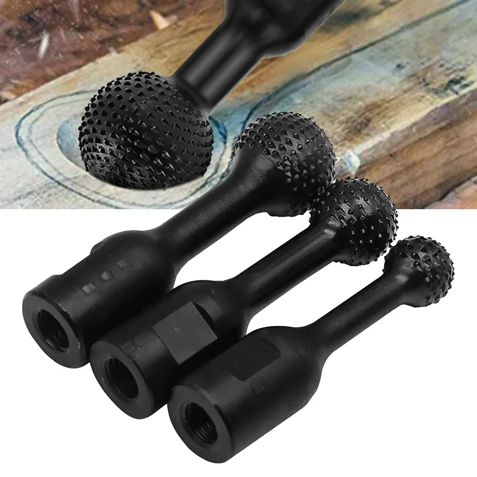 20 mm 25 mm 30 mm guľôčkový typ brúska hlavy File Burr Drevené rezbárske leštenie vŕtacích bitov pre 115 125 brúsky typu typu