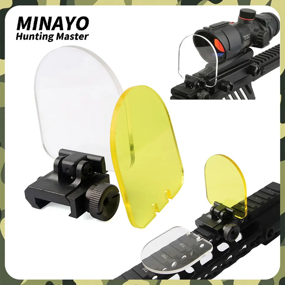 20 mm okuliare Ochranná puška Puška Airsoft Lens Guard Sight Pohľad do vonkajšieho taktického náradia Holografické okulia