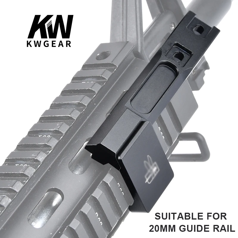 20 mm picatinny Rail offset adaptívne dlhé barové svetlá Mount Rifle Surefire M300 M600 Zbraň baterky základne Airsoft Airsoft
