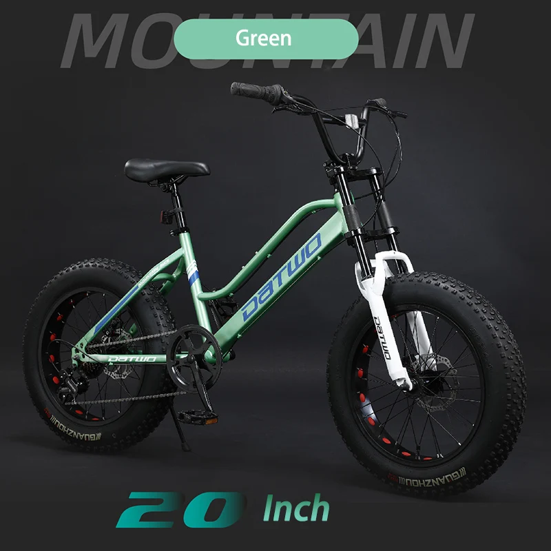 20 -palcové horské bicykle TET PNEY DETI BICYCLE 7 Rýchle snežné skútre bicykel 4.0