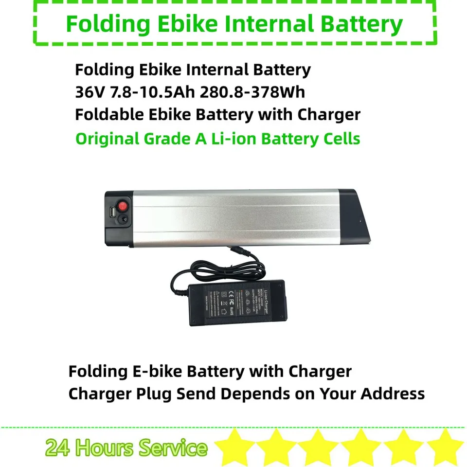 20-palcový skladací ebike Revention Rapier Rapier IR-ⅱ 36V 7,8AH 8,7AH 9,6AH 10AH 10,2AH 10,5AH pre Hiland Rockshark Pštrosi sklada