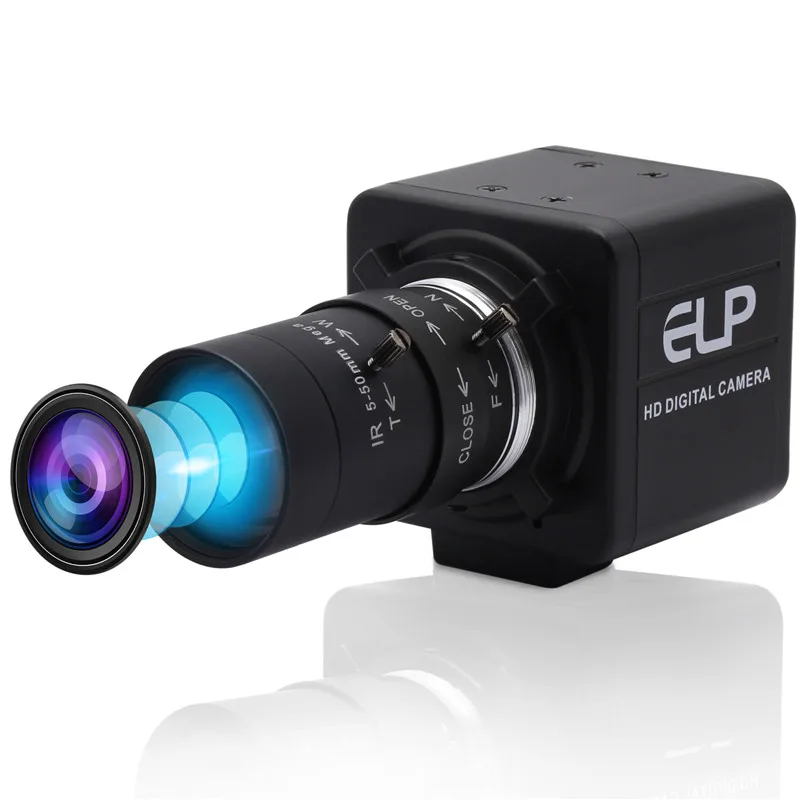 20% zľava! ELP 4K Zoom USB Webcam s objektívom 5-50 mm + jeden 2,8-12 mm, jedna kamera Two šošovky = dve fotoaparáty