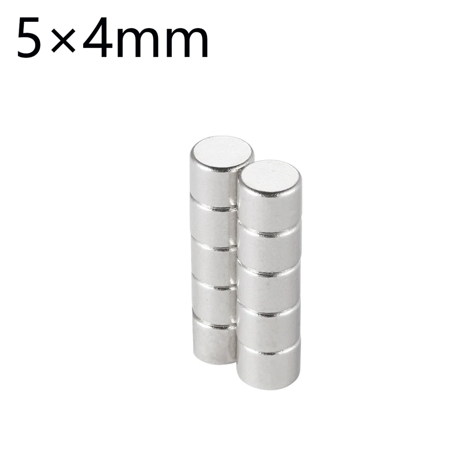 20 ~ 300ks 5x4mm Neodymium magnet Malý disk N35 Rare Earth Trvalá pre magnetickú nálepku Magnety Fotografie Wall DIY 5*4 mm