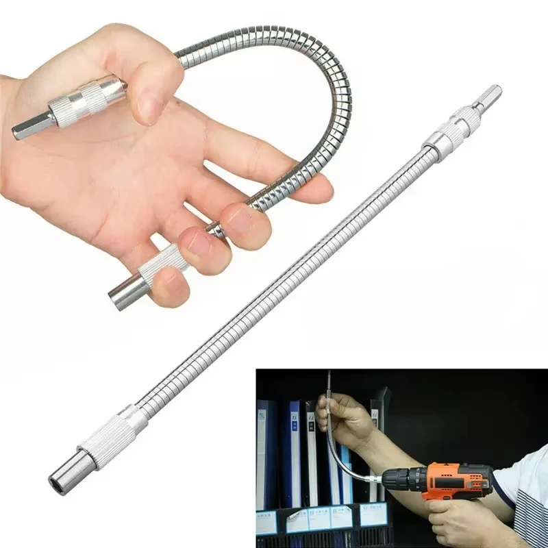 200/300 mm flexibilný hriadeľový držiak na bit držiaka konektory predlžovacieho skrutkovača vŕtačka Bit Socket Adapter Hex Hex Bit Bit