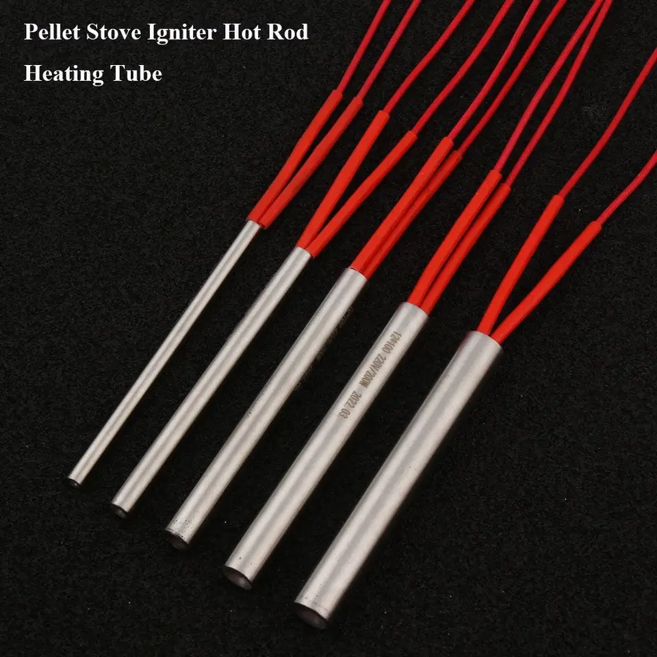 200/300 W 220V Príslušenstvo Hot Rod vykurovacia trubica Ignitor Pellety Pecl Igniter Krbový gril gril 10*100/120/150 mm vlákno