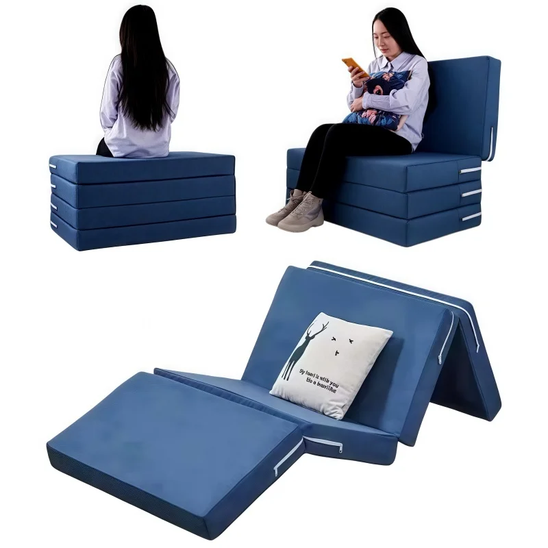 200*50*8cm skladací tatami rohož s vysokou hustotou špongie Kancelária Elastic Matrac Office Poludnie Poludnie s jednou posteľou Domáca jogová podložka