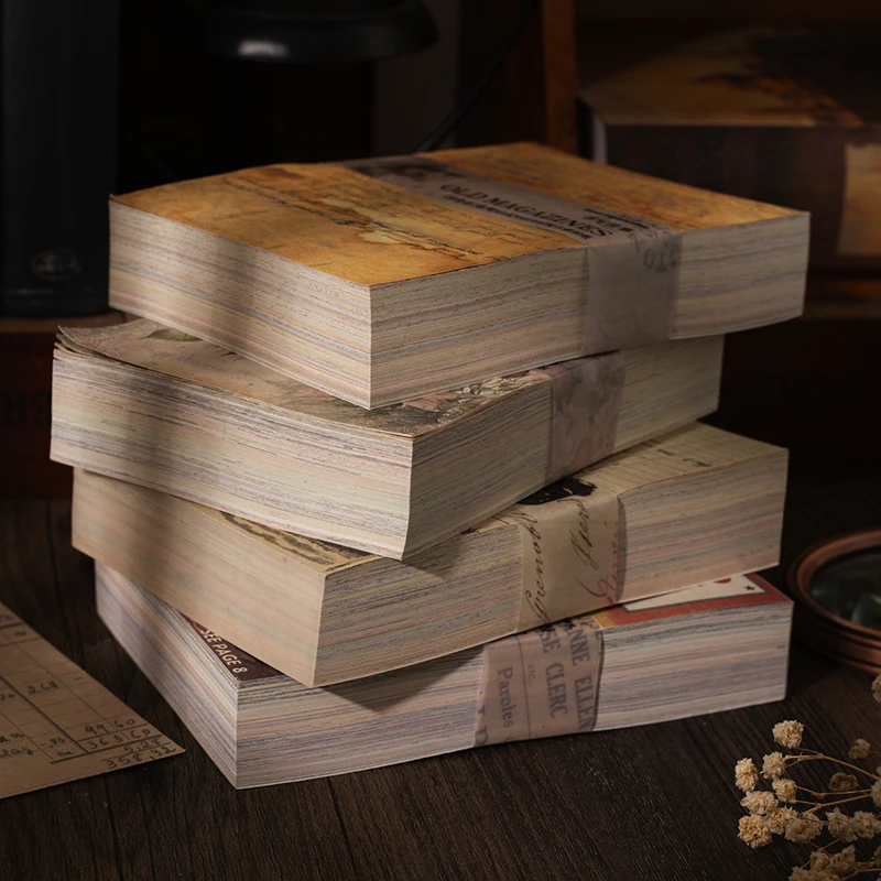 200 kusov retro literatúra a umenie staré časopisy Series Series Kutýd stanu dekorácia Materiál papier 4 štýly