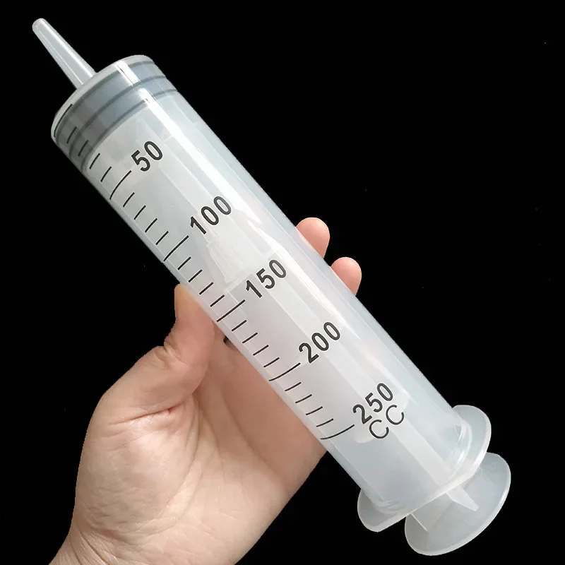 200 ml-500 ml injekčnej striekačky opakovane použiteľné čerpadlo kŕmenie pumpingová injekčná striekačka plastová injekčná striekačka výživa sterilná bez naplnenia ihly