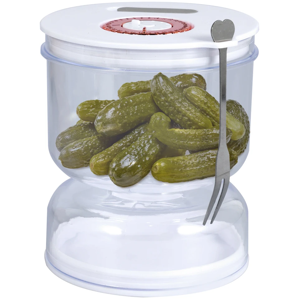 200 ml Pickles Jar W Neradless Ocel Cork Dry a Wet DispenSer Pickle a Olives Preslanectvo na nádobu na kontajner kuchynské náradie