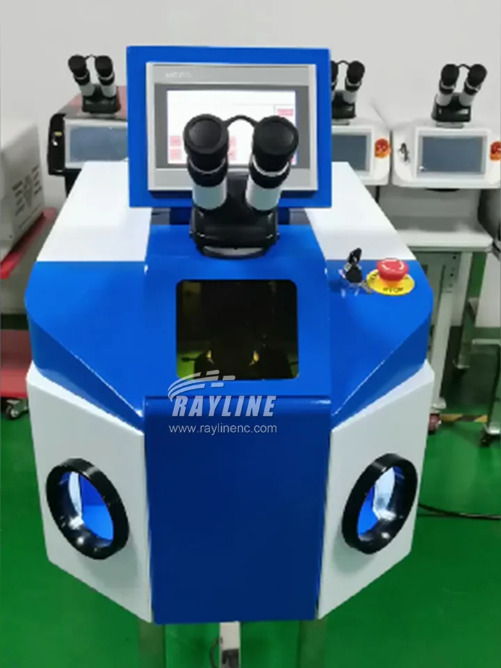 200 W vertikálne stolné šperky laserové zváracie zariadenie Yag Spot Laser Solder Vstavaná vodná nádrž Kovová zlatá striebro Ring Chain hodinky