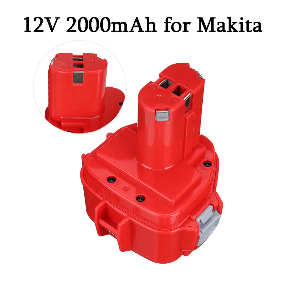 2000MAH 12V NI-CD 2.0AH Výmena napájacieho náradia pre batériu Makita 12V PA12 1220 1233 1201 1222 1223 1235 192598-2