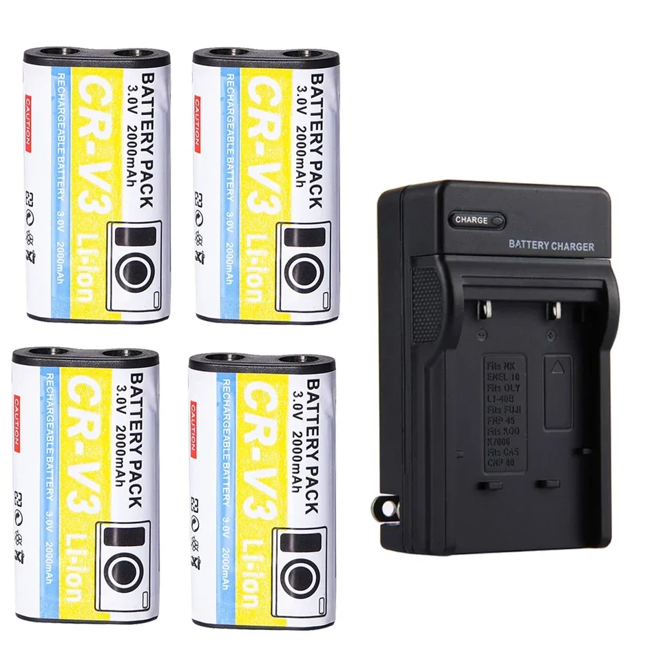 2000MAH 3,0V pre batériu Kodak CR-V3 CX4210 CX6330 CX7530 C653 C663 C743 C875 Z980 DX6340