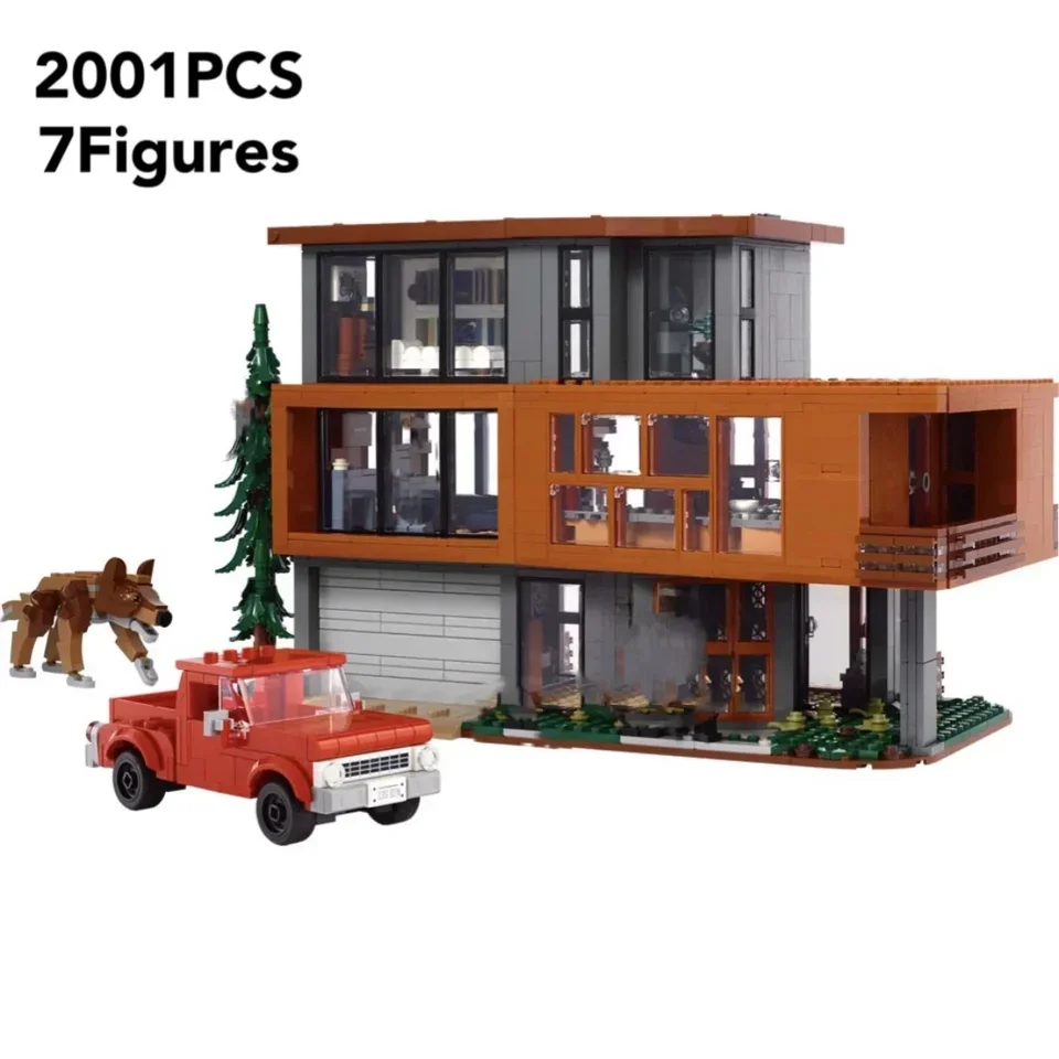 2001pcs Cullen House Model Model Kit Building Blocks 21354 Villa Forest Chata Architecture Brikcks Building Hray pre dospelých darčeky