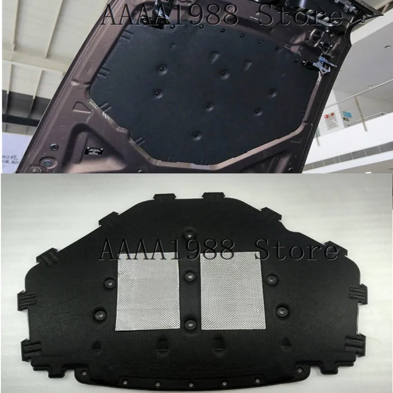 2008-2013 pre BMW X5 X6 E70 E71 Tepelný zvuk Izolácia bavlnená predná kapucňa Firewall brána podložky Pad Cover Hluk DEADENER