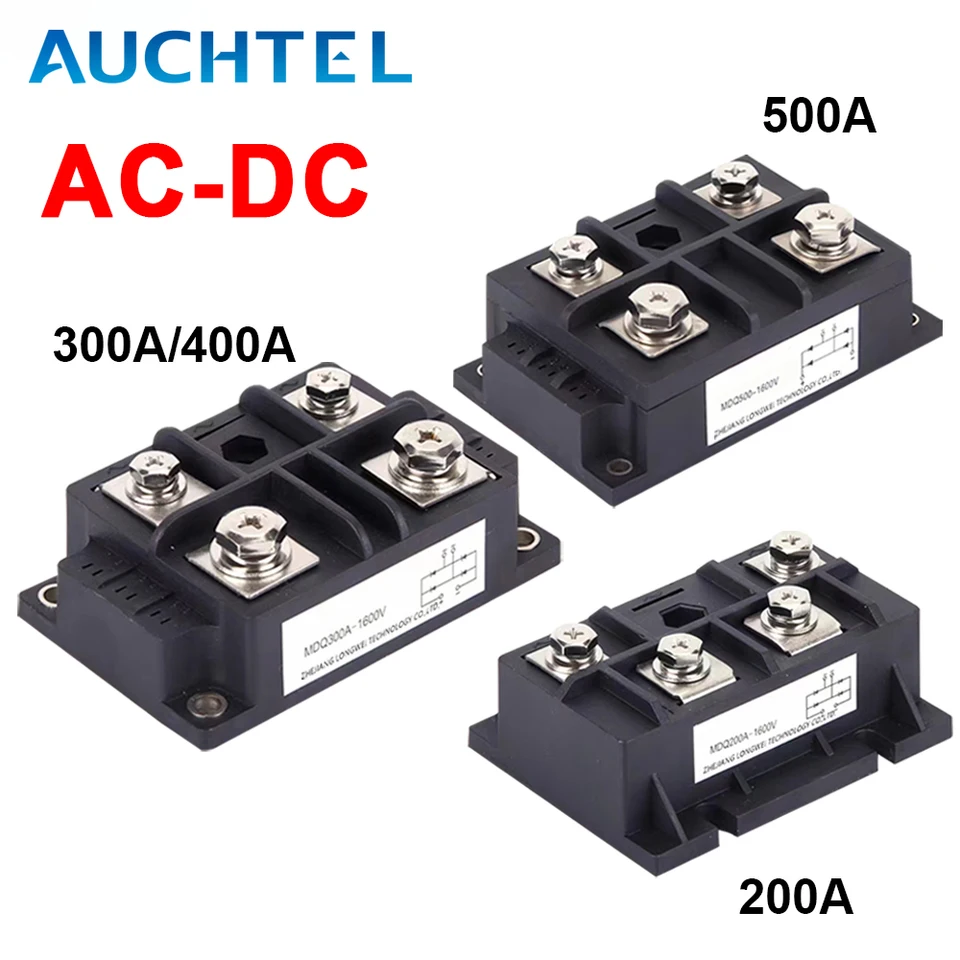 200A 250A 300A 400A 500A MDQ MODUL DIODE SPRIDOVANIE DIODE S MODULU S RADIÁTORA 1600V VYSOKÝ VÝHODNÝ VÝKON AC DC