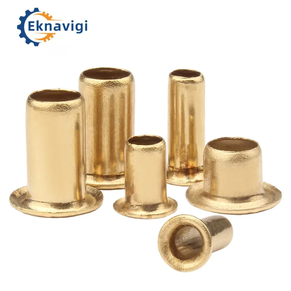 200ks M0,9 M1,0 M1.1 M1,2 M1,3 M1,5 m2 m2.5 GB876 Mosadzné duté rúrkové nity obojstranné klince PCB PCB