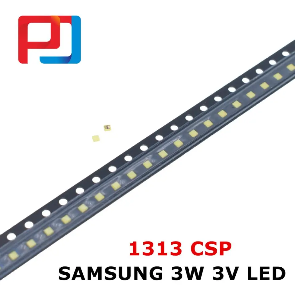 200ks pre Samsung LED LED LCD podsvietenie televíznej aplikácie LED podsvietenia 3W 3V CSP 1313 Cool White for TV TV Aplikácia