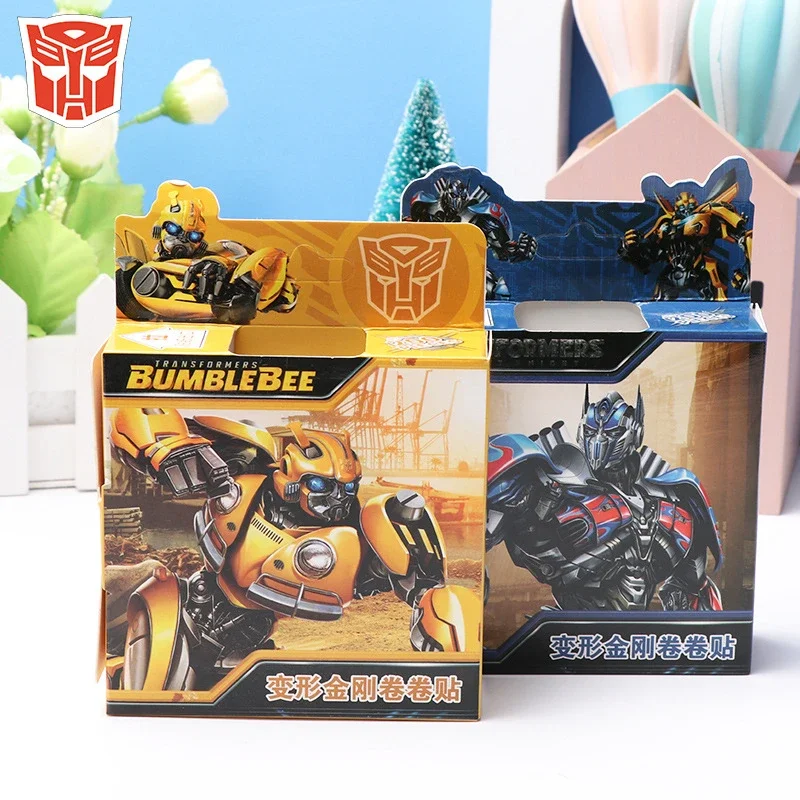 200ks transformátory Detské nálepky Roll Roll Bumblebee Optimus Prime Boxed Anime Notebook Nálepky na odmeňovanie veľkoobchodných nálepiek