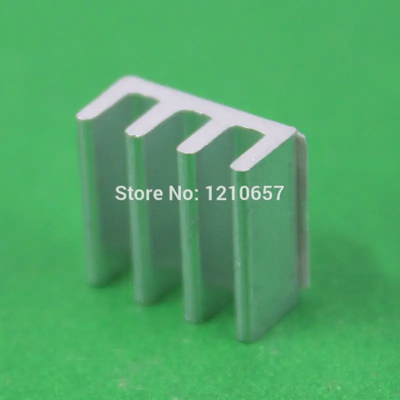 200ks šarža 11 x 11 x 5 mm hliníkový chladič ic pc pamäť pamäťový chip chladič chladiča