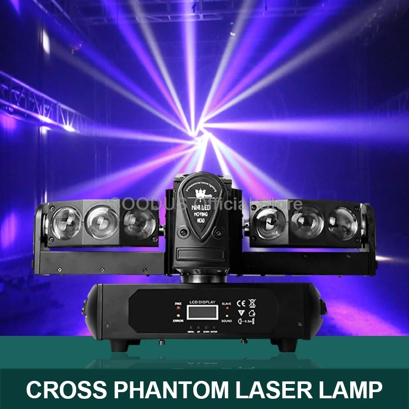 200W LED otáčanie svetla svetla DMX512 ovládané plným flash flash disco DJ Light s 12*10W LED korálky pre svadobnú disco show
