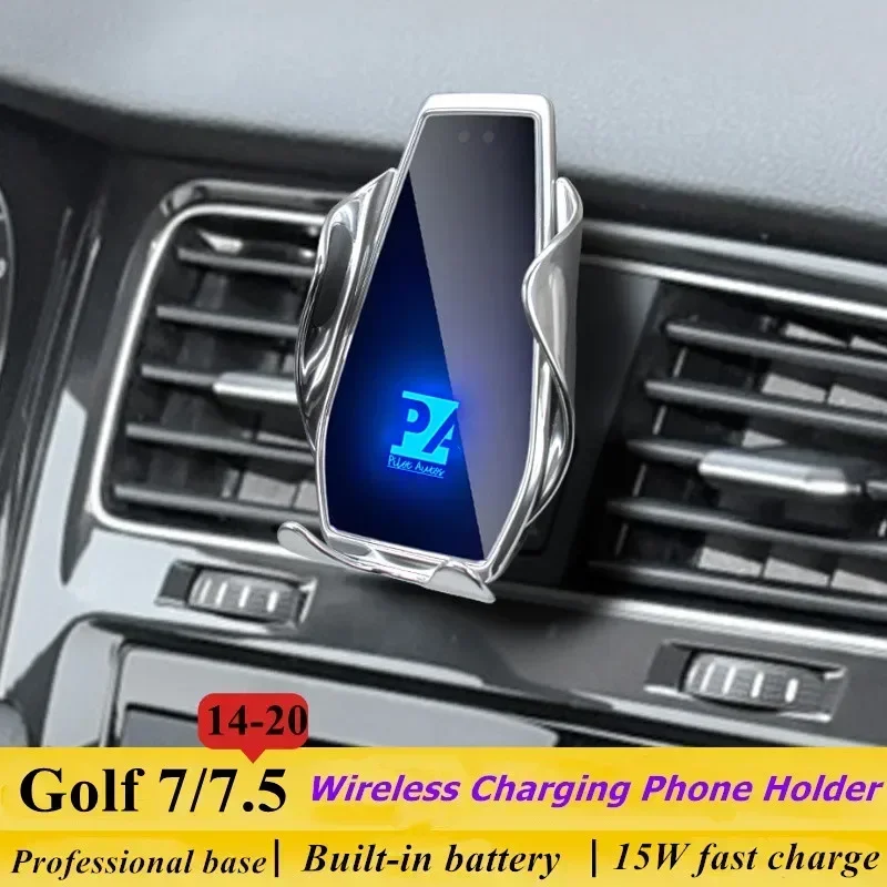 2014-2020 pre Volkswagen Golf 7/7.5 Držiteľ mobilných telefónov Wireless Charger Car Mount navigáciu Bracket GPS Support 360