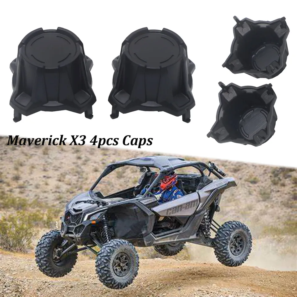 2017-2021 Cool Rim Hub Caps Caps Tink Covers for Can Am Maverick X3 900 Ho Max R 4x4 DS XMR XRC Turbo DPS 2020 2019 2018