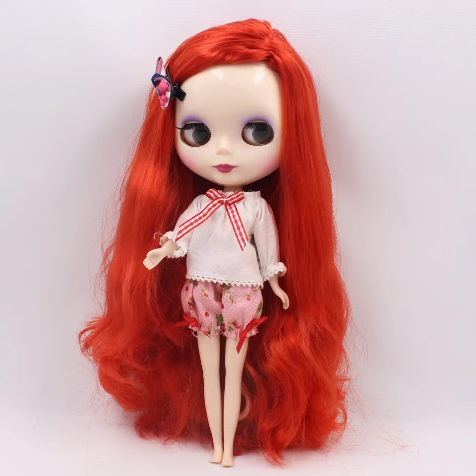 20170718 10 Nude Blyth Doll, Red Hair Factory bábika módna bábika vhodná pre domácich majstrov