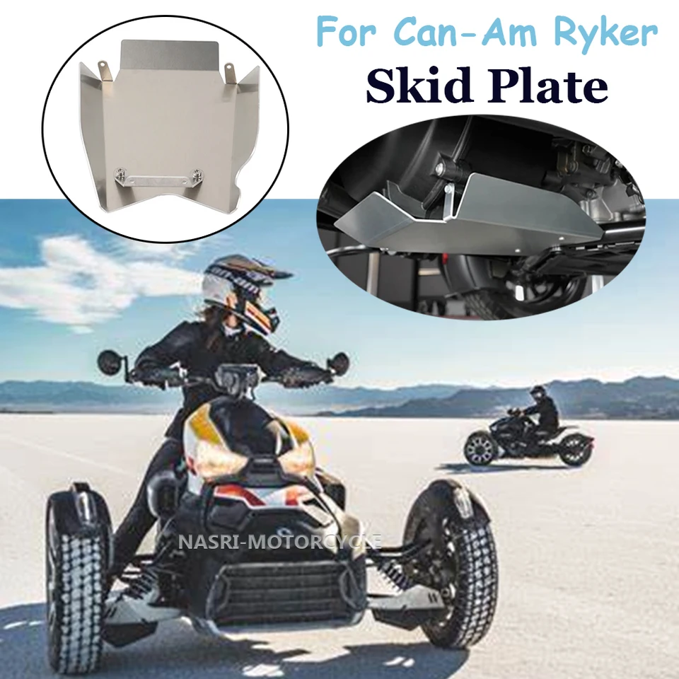 2019-2024 Nové motocyklové príslušenstvo ukazujú chrómové šmykľavky podvozok ochranný kryt Motor Dolný kryt pre Can-Am Ryker 600 900