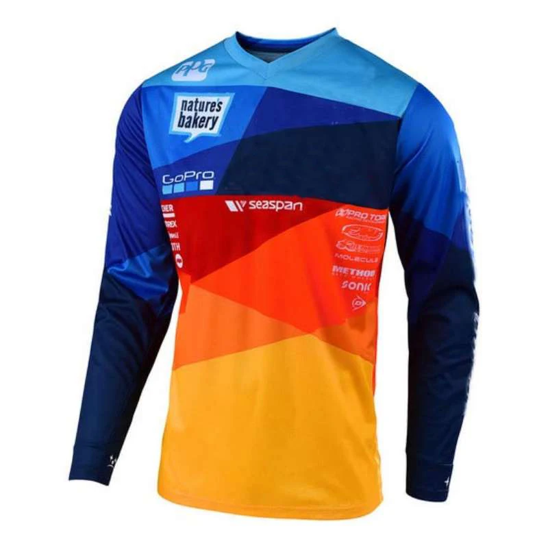 2019 Motocross Jersey pre mužov z kopca MX Cycling Mountain Bike DH Bicicletta Jersey Rýchle sušenie BMX