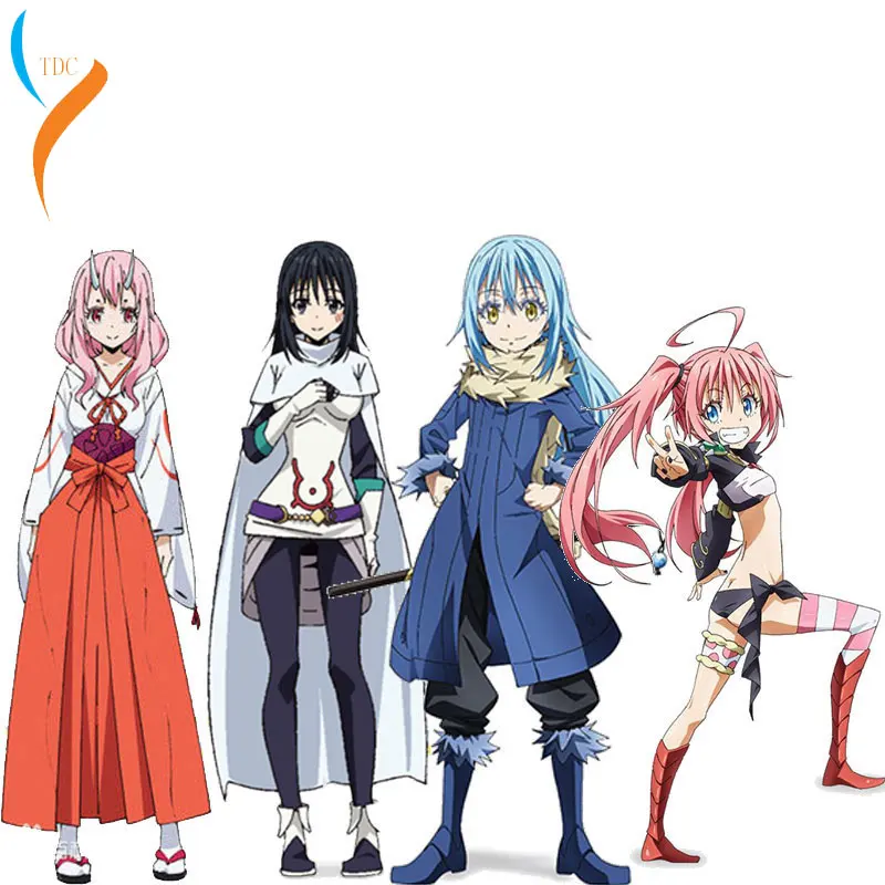 2019 Nový vtedy som sa reinkarnoval ako slime cosplay milim Nava rimuru Tempest Shuna Shizu Rimuru Tempest Shuna Cosplay Wig