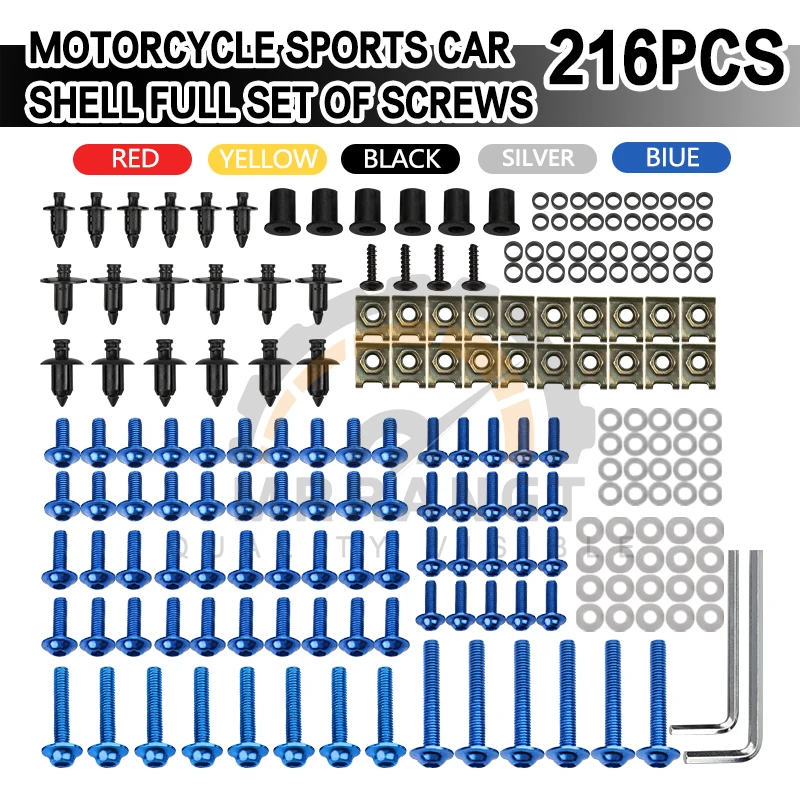 201pcs/set Motocykel Univerzálny CNC plné kapotážové súpravy súpravy karosérií pre BMW Kawasaki Honda Yamaha Suzuki Pit Dirt Bike